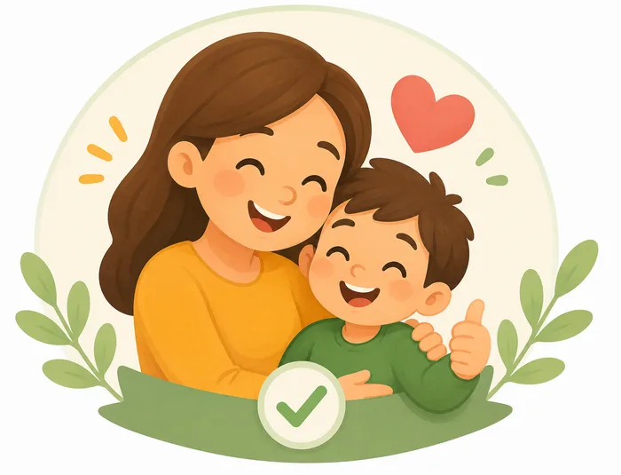 EduGuest ile memnun bir veli ve çocuğu